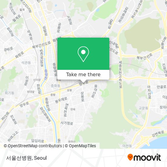 서울선병원 map
