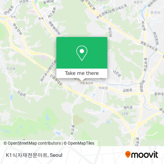 K1식자재전문마트 map