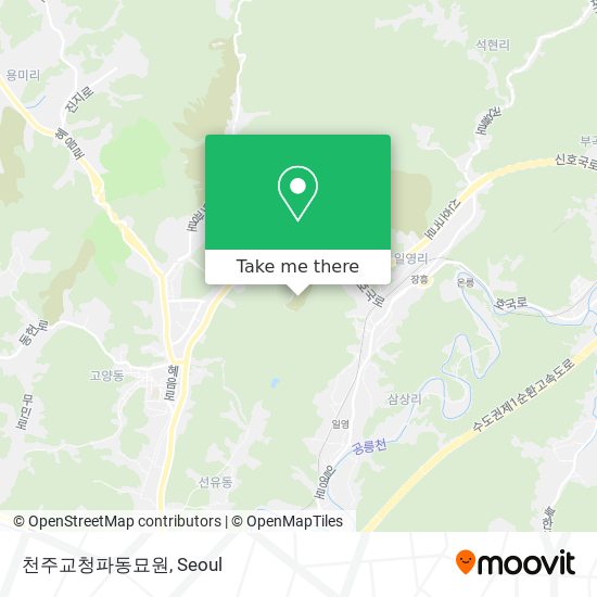 천주교청파동묘원 map