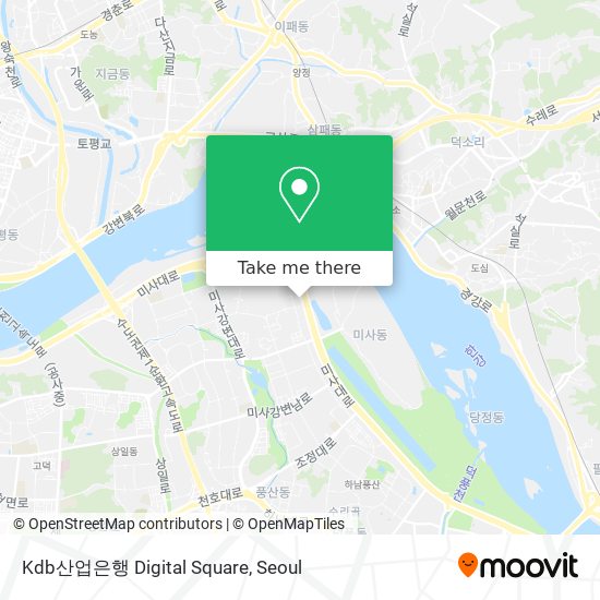 Kdb산업은행 Digital Square map