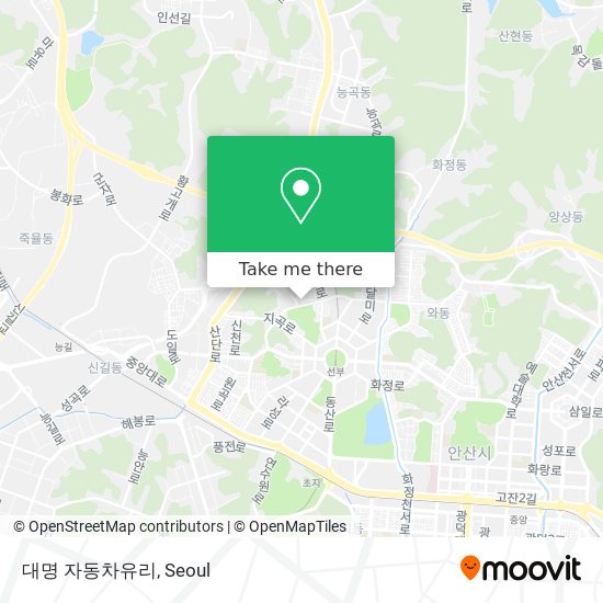 대명 자동차유리 map