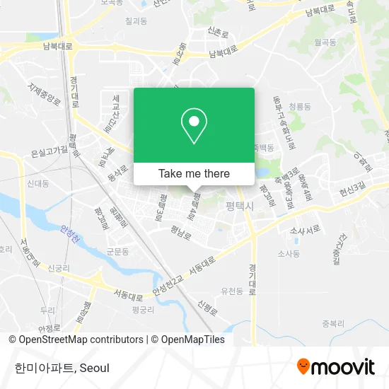 한미아파트 map