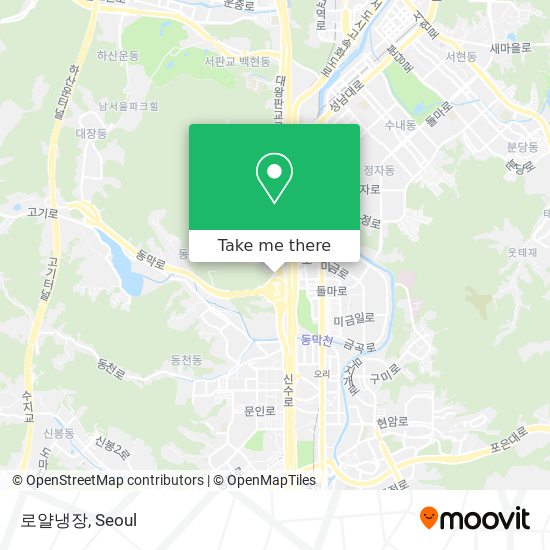 로얄냉장 map