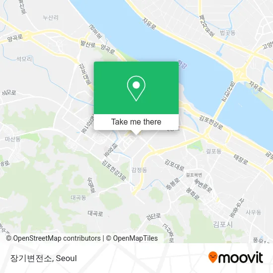 장기변전소 map