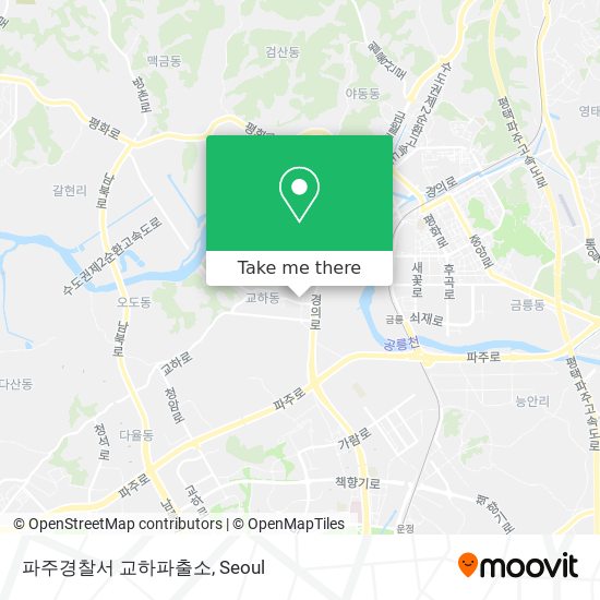 파주경찰서 교하파출소 map