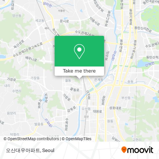오산대우아파트 map
