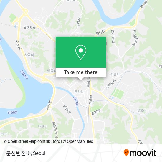 문산변전소 map