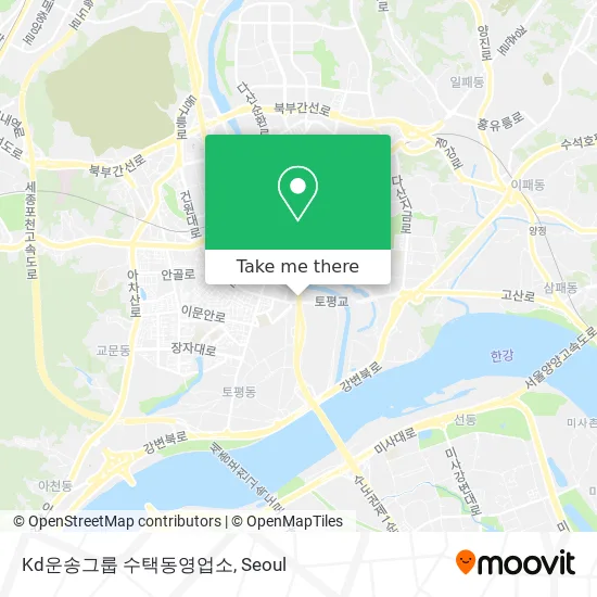 Kd운송그룹 수택동영업소 map