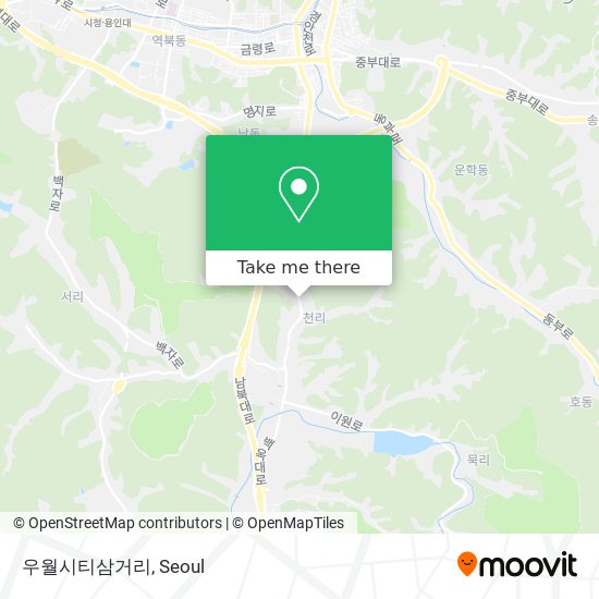 우월시티삼거리 map