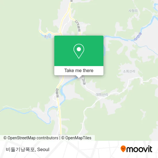 비둘기낭폭포 map