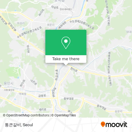 통큰갈비 map