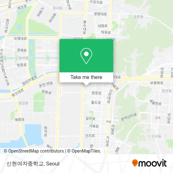 신현여자중학교 map