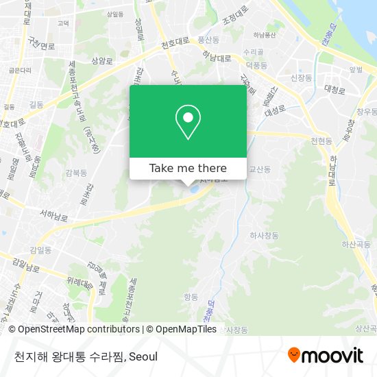 천지해 왕대통 수라찜 map