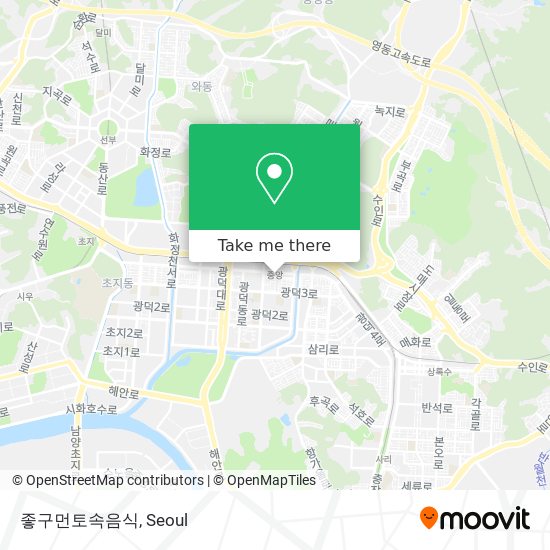 좋구먼토속음식 map