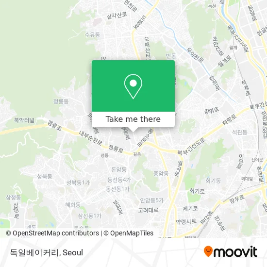 독일베이커리 map