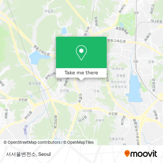 서서울변전소 map