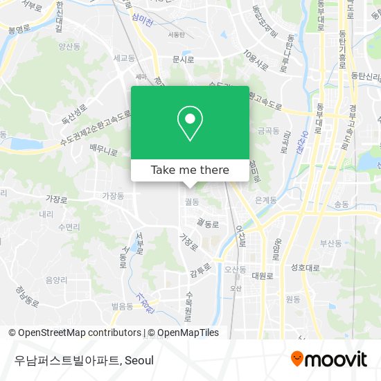 우남퍼스트빌아파트 map