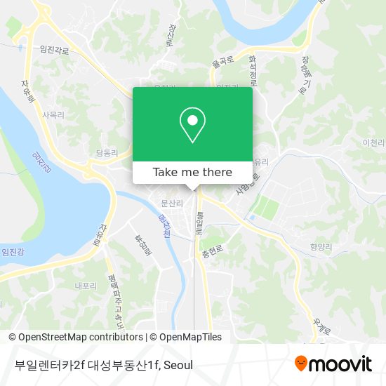 부일렌터카2f          대성부동산1f map