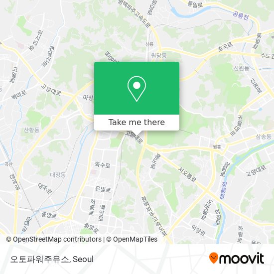 오토파워주유소 map