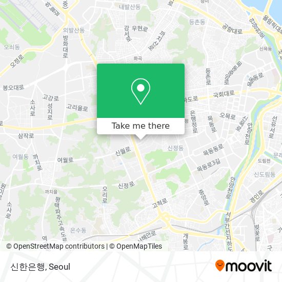 신한은행 map