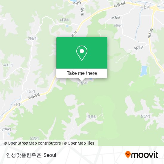 안성맞춤한우촌 map