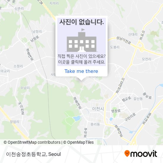 이천송정초등학교 map
