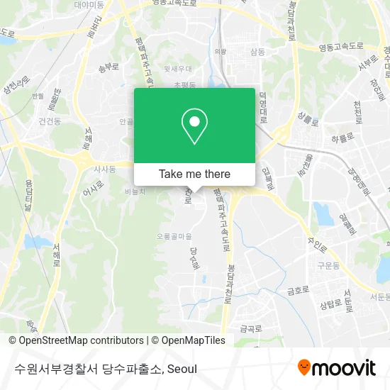 수원서부경찰서 당수파출소 map