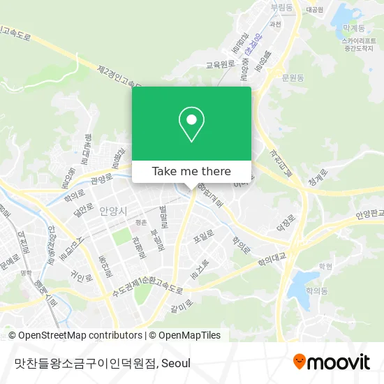 맛찬들왕소금구이인덕원점 map