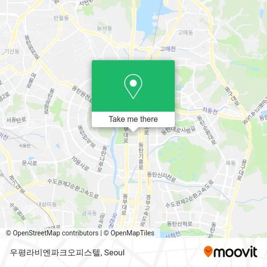 우평라비엔파크오피스텔 map