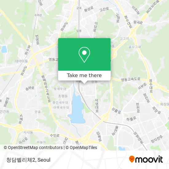청담벨리체2 map