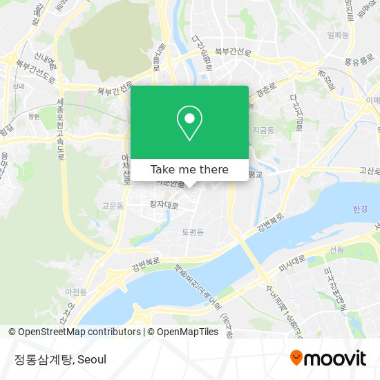 정통삼계탕 map