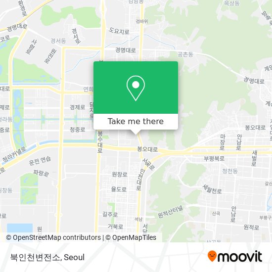 북인천변전소 map