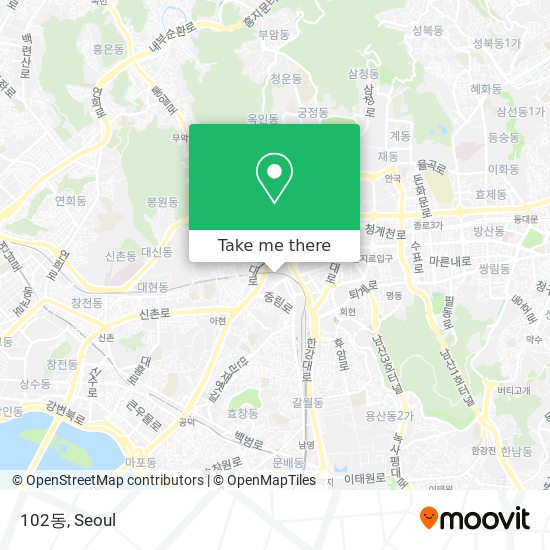 102동 map