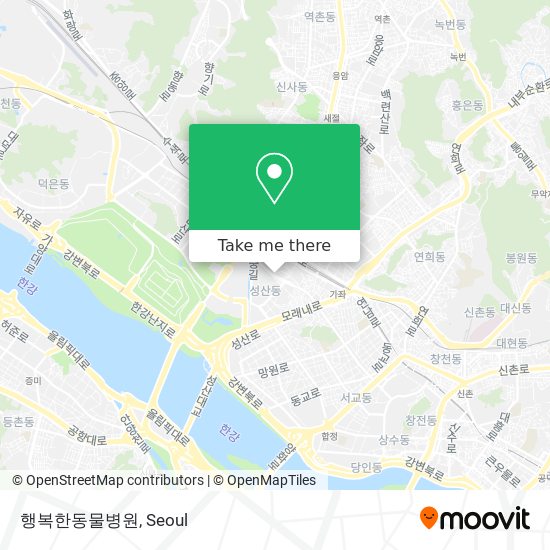 행복한동물병원 map