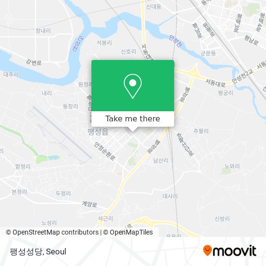 팽성성당 map