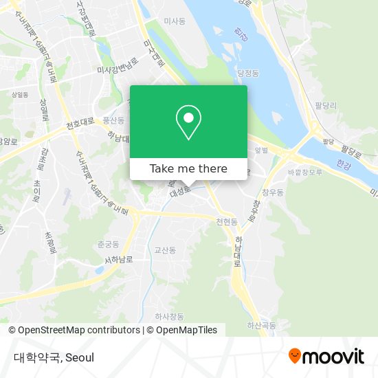 대학약국 map