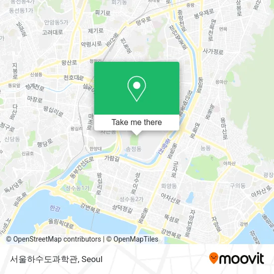 서울하수도과학관 map