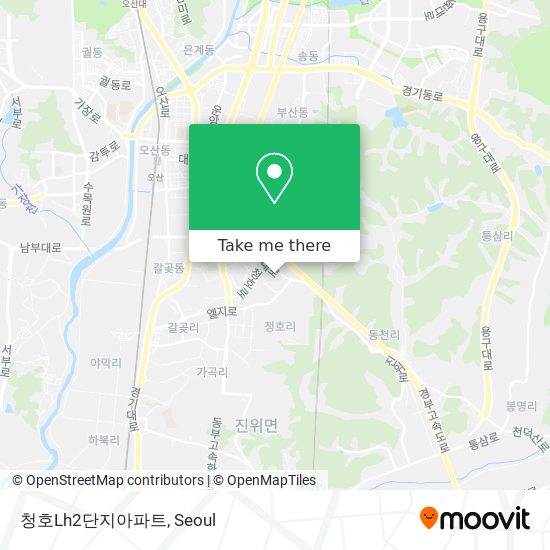 청호Lh2단지아파트 map