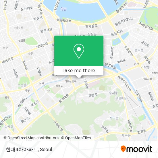 현대4차아파트 map