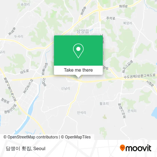 담쟁이 횟집 map