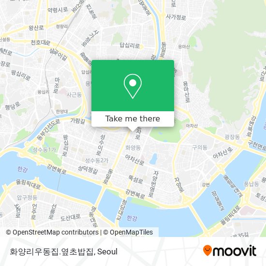 화양리우동집.옆초밥집 map