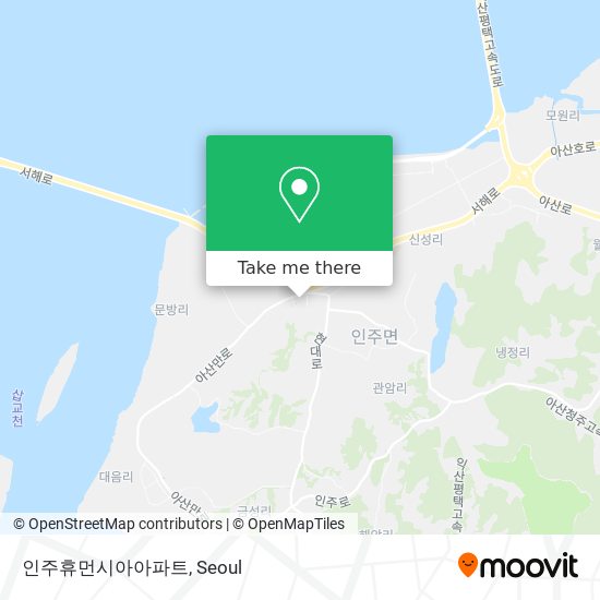 인주휴먼시아아파트 map
