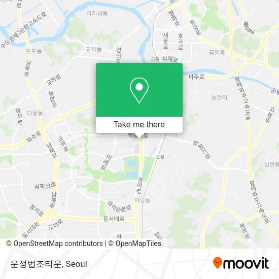 운정법조타운 map