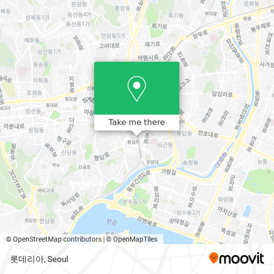 롯데리아 map