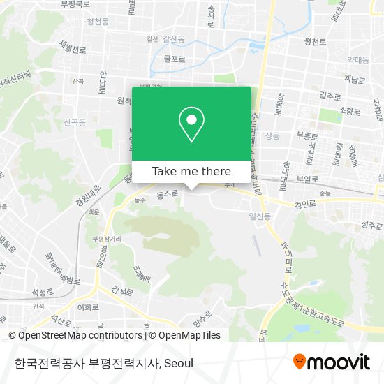 한국전력공사 부평전력지사 map