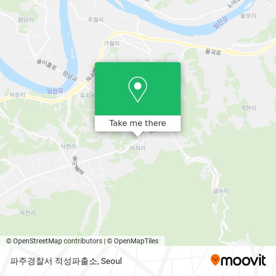 파주경찰서 적성파출소 map