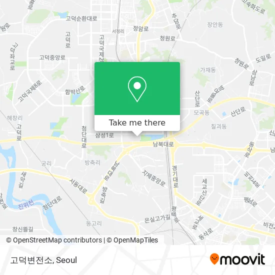 고덕변전소 map