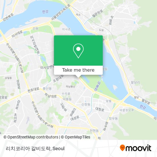 리치코리아 갈비도락 map