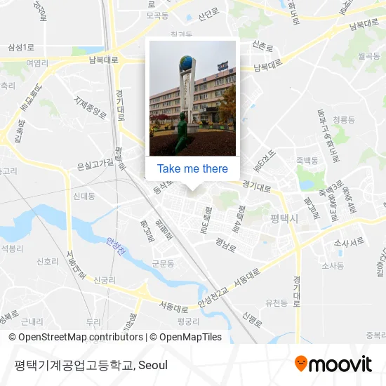평택기계공업고등학교 map