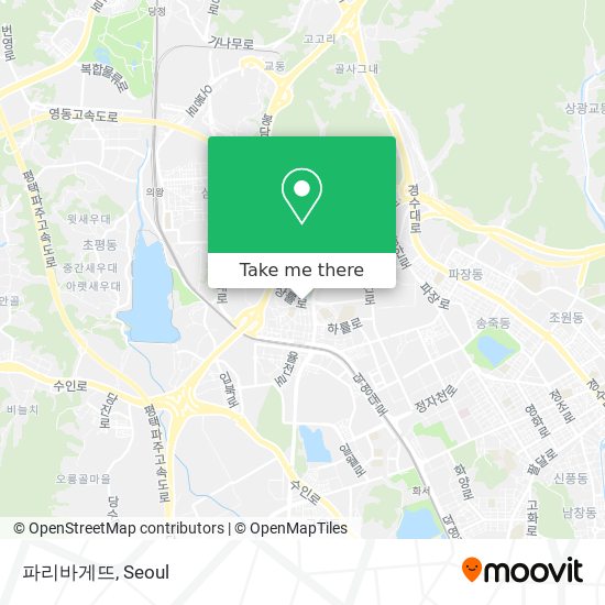 파리바게뜨 map